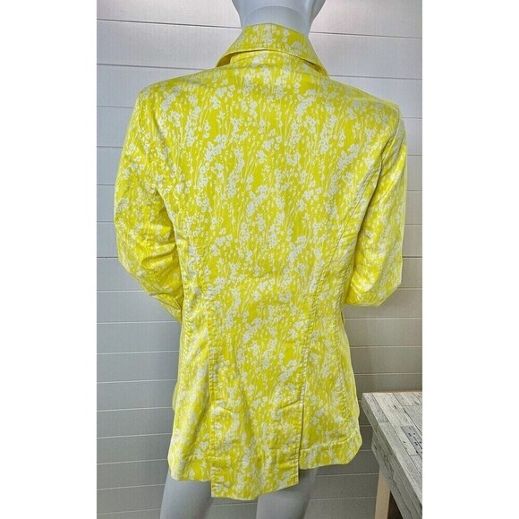 Cabi Vintage Womens Y2K Spring / Summer Floral Cotton Jacket Small Preppy - Picture 8 of 14